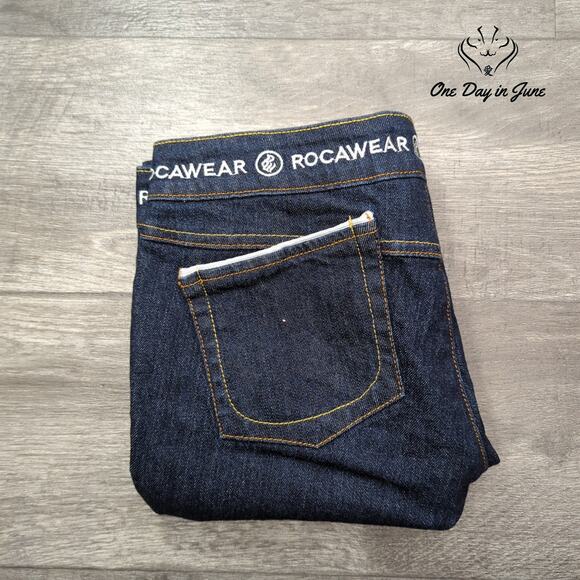 Roca Wear Juniors Cropped Jeans Size 7 - Picture 6 of 6